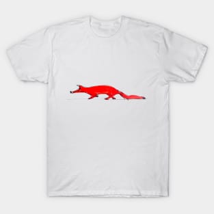 Red halloween fox T-Shirt